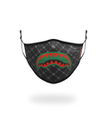 ADULT SPUCCI (BLACK) FORM-FITTING FACE MASK