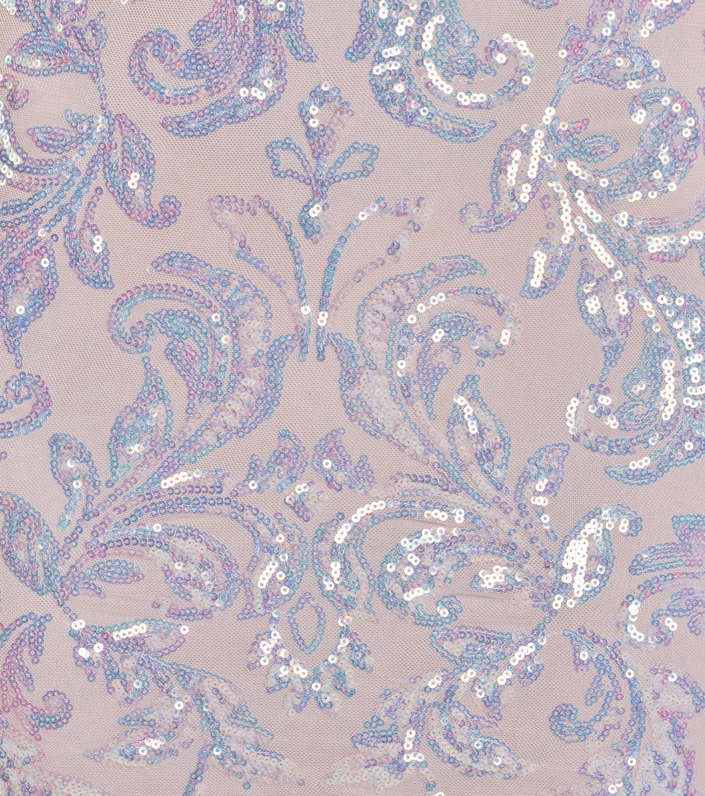 Ethereal Beauty Iridescent Sequin Mini Dress