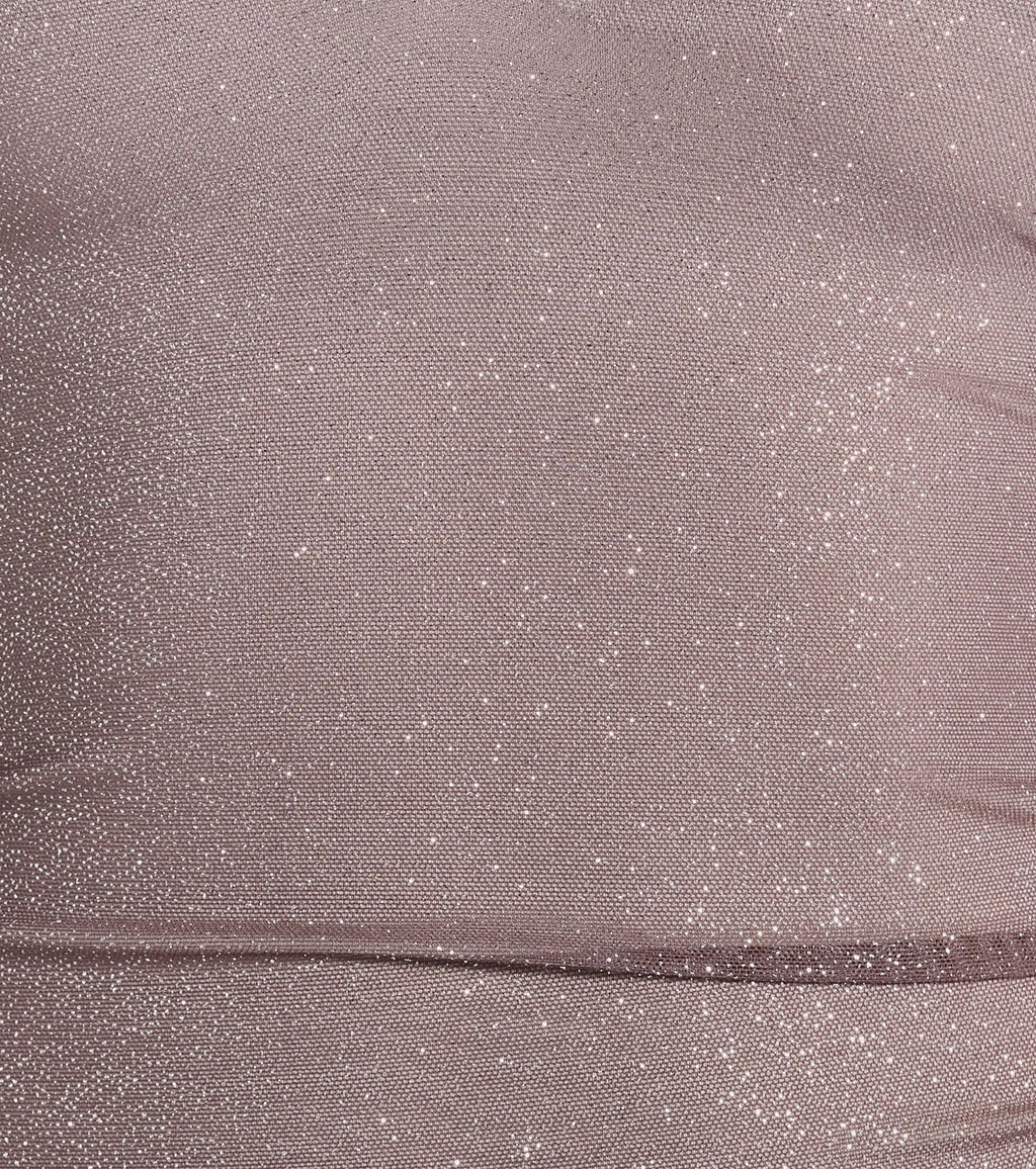 Eye-Catching Energy Glitter Ombre Midi Dress