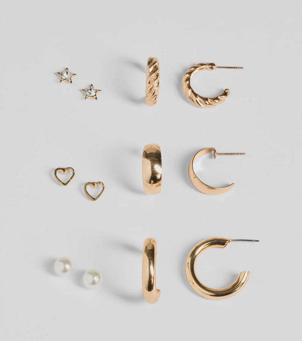 Perfect Mix Six-Pack Earrings Set