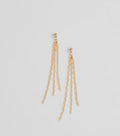 Shining Bright Chain Fringe Earrings