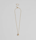 Meet Your Match Faux Pearl Heart Necklace