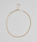 Pretty Chic Floral Chain Necklace