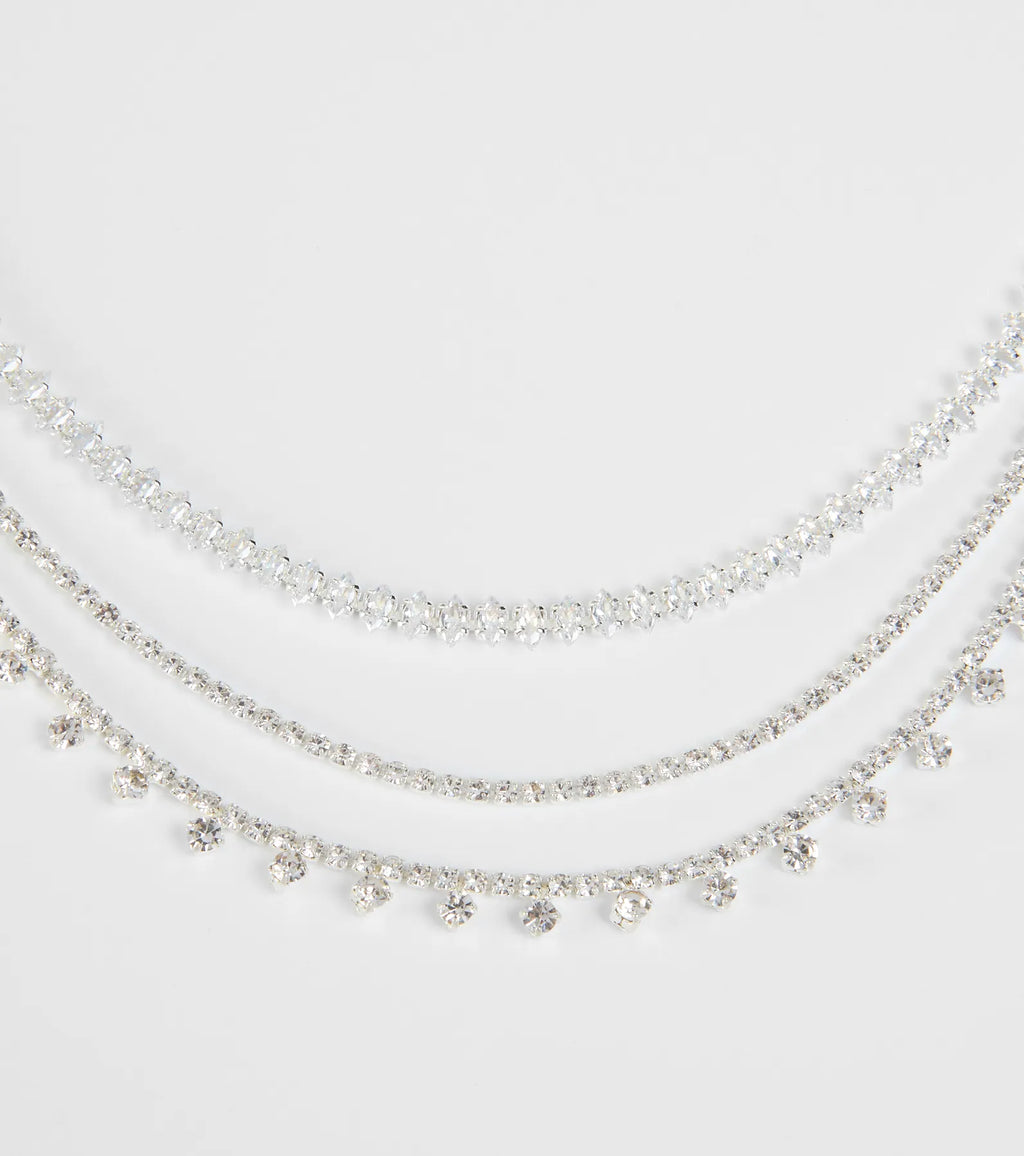 Luxe Dreams Cubic Zirconia Layered Necklace