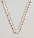 Shimmering Treasure Rhinestone And Pearl Choker