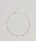 Delicate Shine Cubic Zirconia And Rhinestone Choker