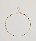 Effortless Twist Metal Collar Necklace