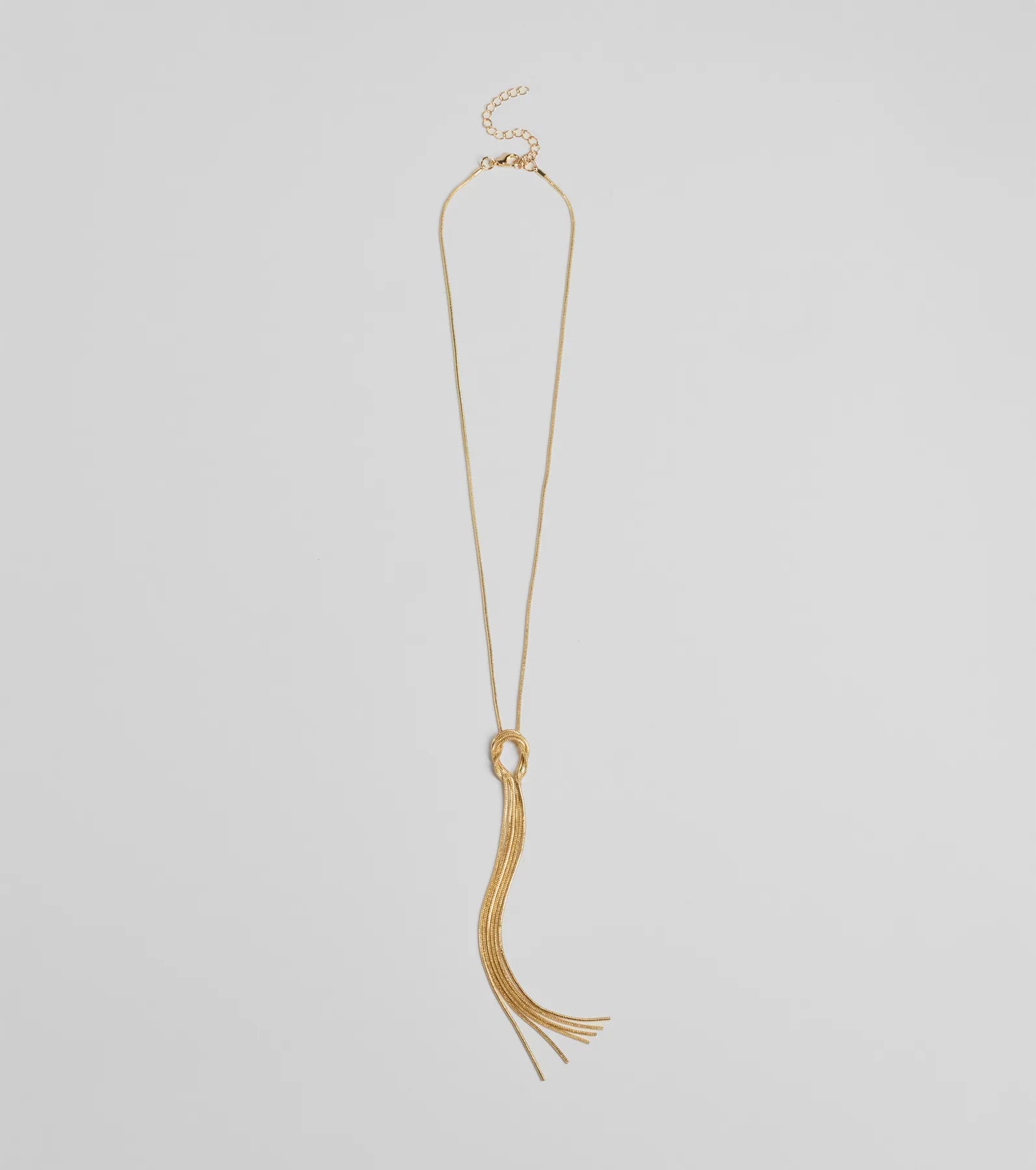 Boho Feels Metal Tassel Necklace