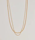 Trendy Sleek Layered Chain Necklace Set