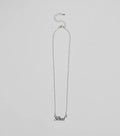 Brat Script Dainty Chain Necklace