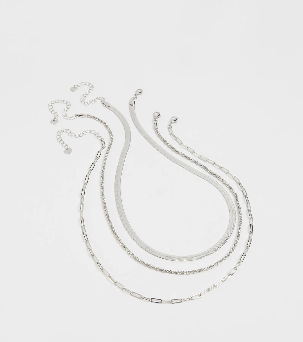 Stacked Up In Style Layered Chain Necklace