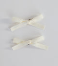 Dainty And Chic Short Hair Bow Clip Set