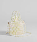 Undeniable Poise Faux Pearl Handbag