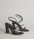 Endlessly Sleek Multi-Strap Block Heels