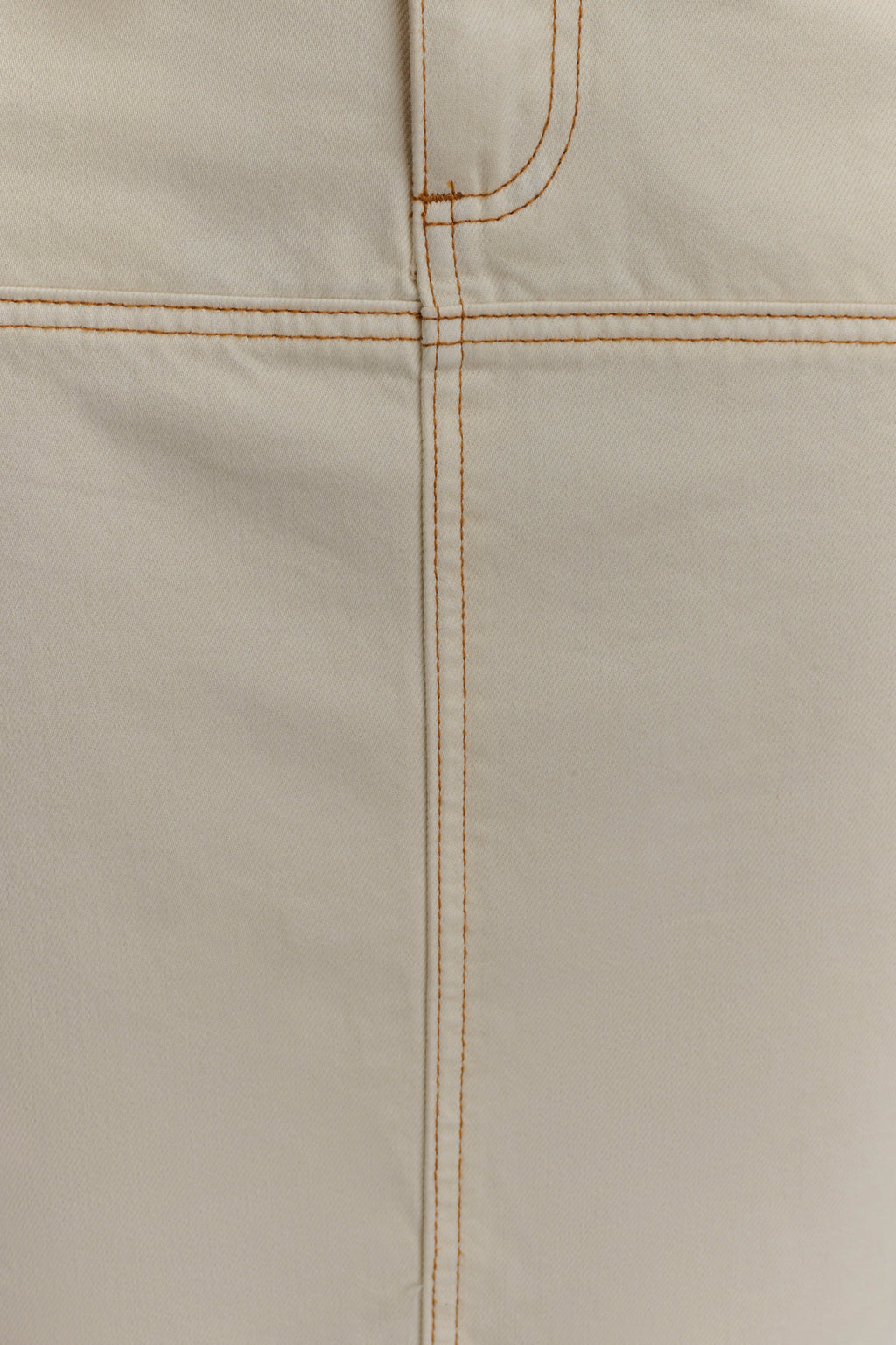 Loretta Denim Maxi Skirt - Ecru