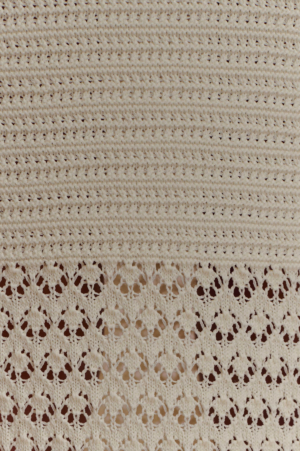 Madeline Scallop Knit Midi Skirt - Ivory