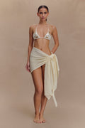 Sammy Boucle Knit Cover Up - Ivory