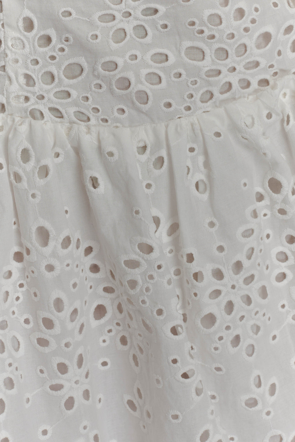 Carlina Broderie Mini Dress - White