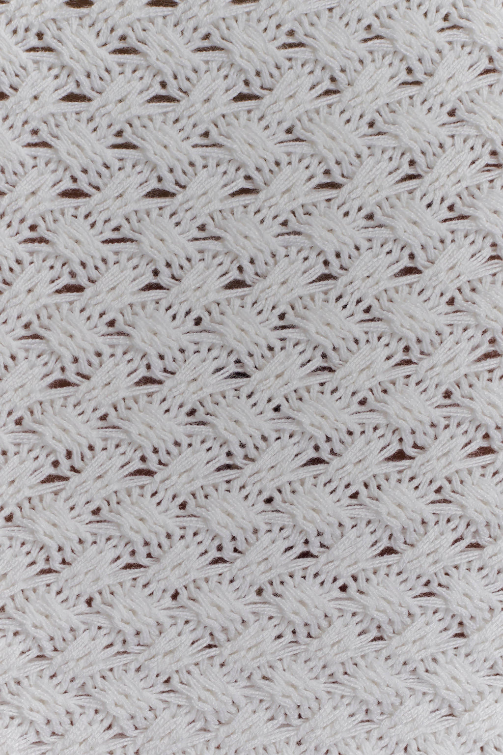 Terrymae Crochet Mini Skirt - White