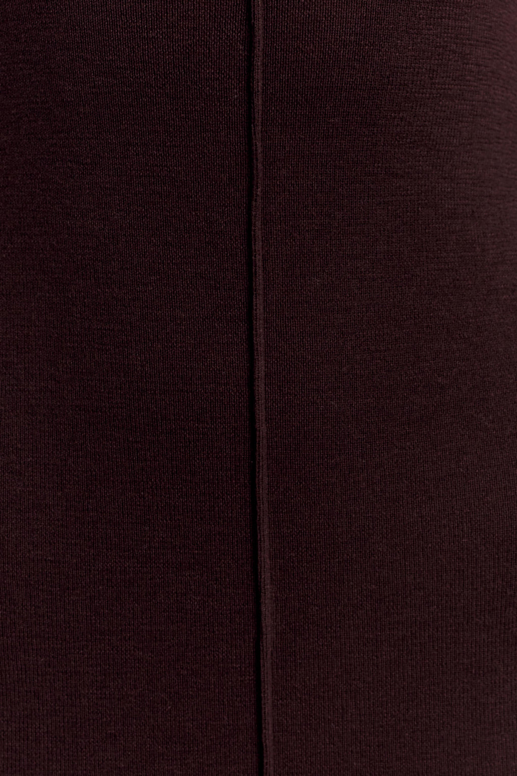 Cleona Merino Wool Ribbed Long Sleeve Maxi Dress - Deep Chocolate