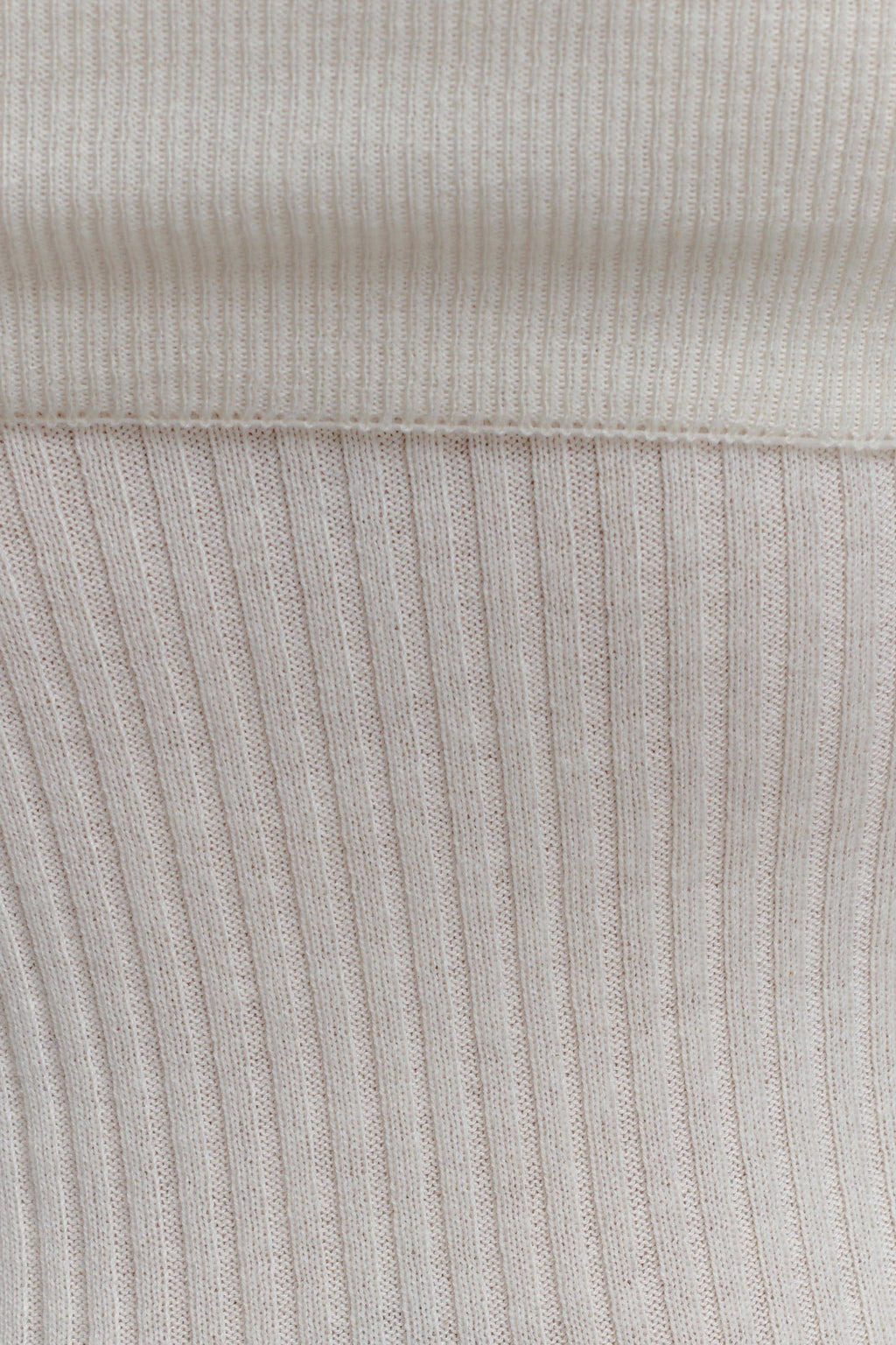 Mazie Asymetrical Cashmere Blend Long Sleeve Knit Top - Ivory
