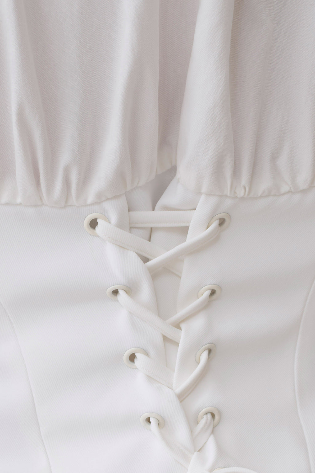 Noelia Tie Back Short Sleeve Shirt - White