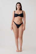 Clover Brazilian Bikini Bottom - Black