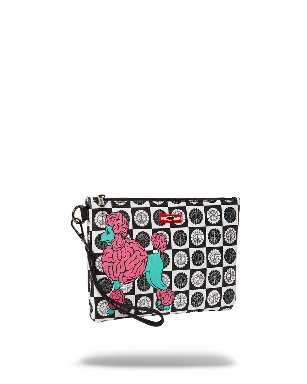 POODLE CHECK RON ENGLISH COLLAB POUCHETTE