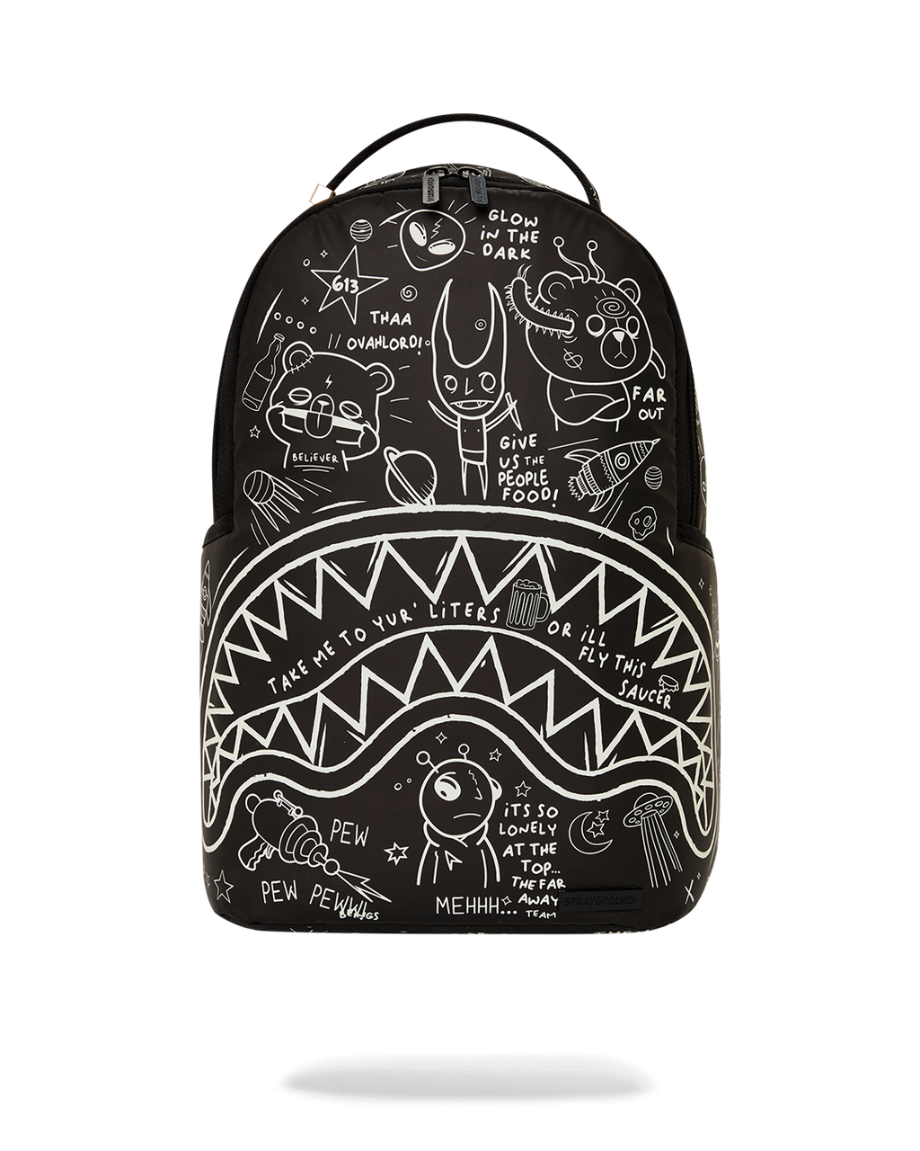 GLOW THE SPACE BACKPACK (GLOW IN THE DARK EFFECT)