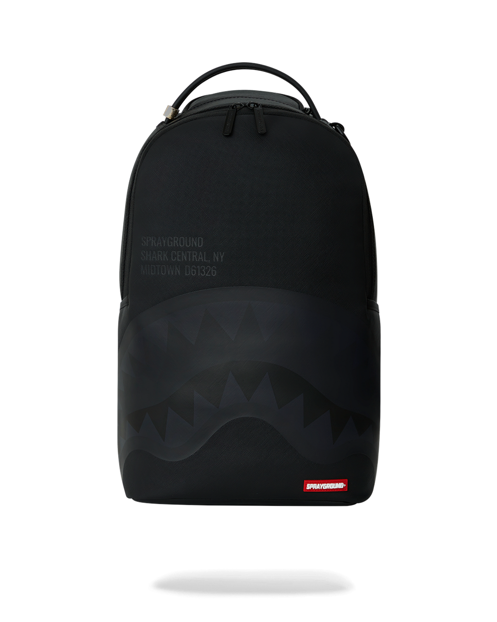 SHARK CENTRAL (BLK ON BLK) BACKPACK (DLXV)