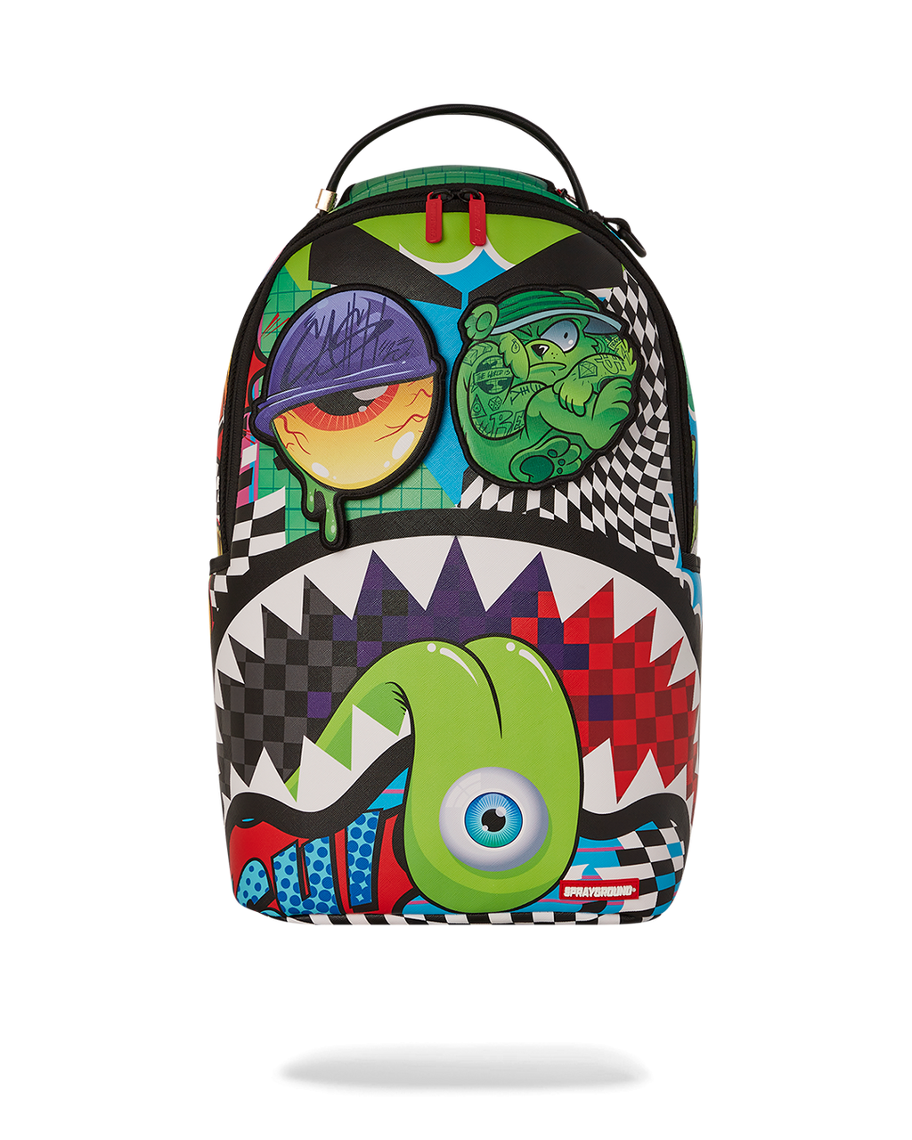 PSYCHO WORLD OF FUN BACKPACK (WITH REMOVABLE VELCRO EYE PATCHES)
