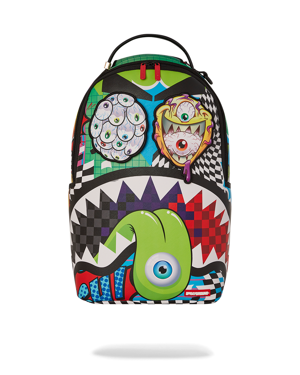 PSYCHO WORLD OF FUN BACKPACK (WITH REMOVABLE VELCRO EYE PATCHES)