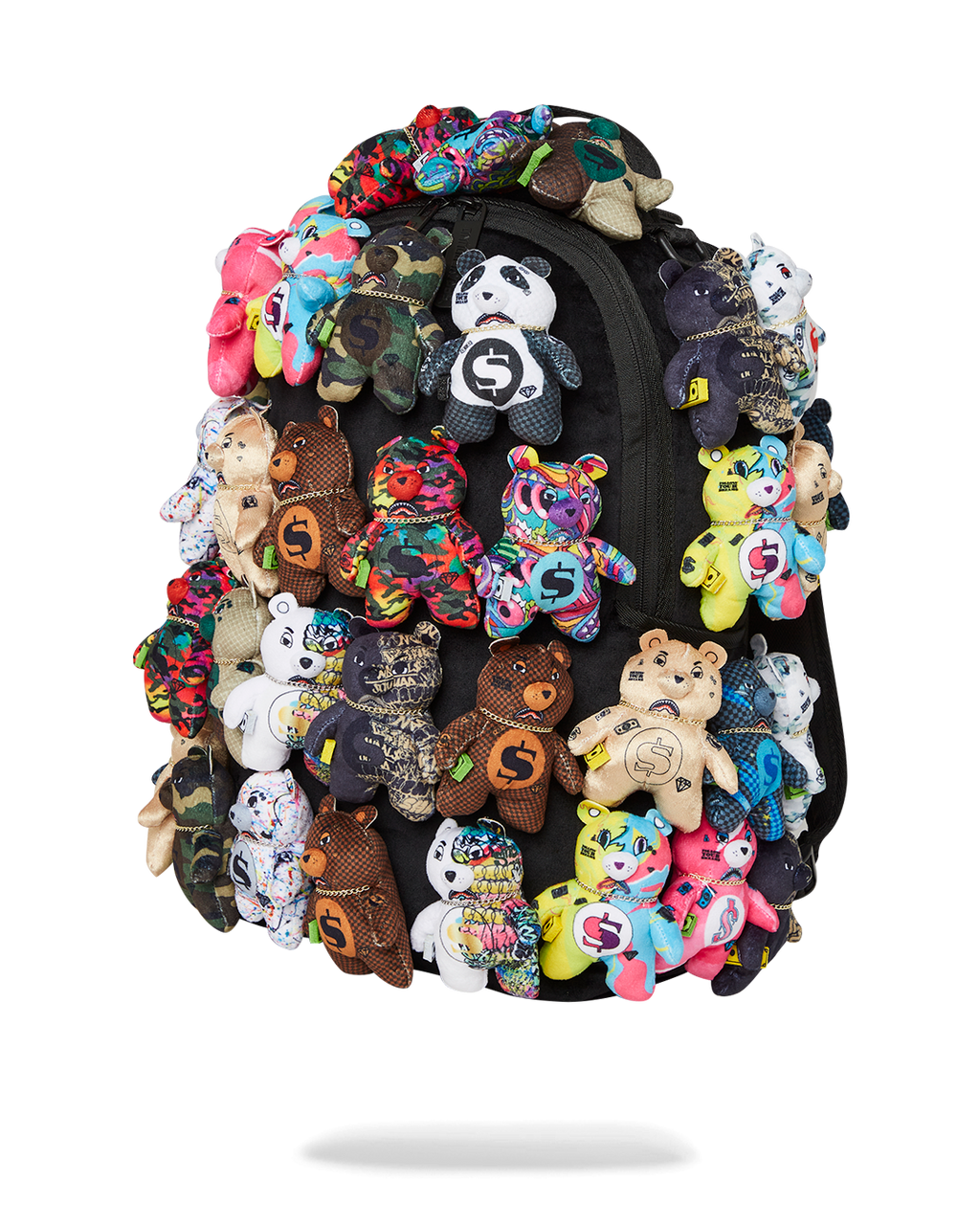 PACK OF BEARS REAL PLUSH BEARS RUNWAY PIECE BACKPACK - SUPER EXCLUSIVE