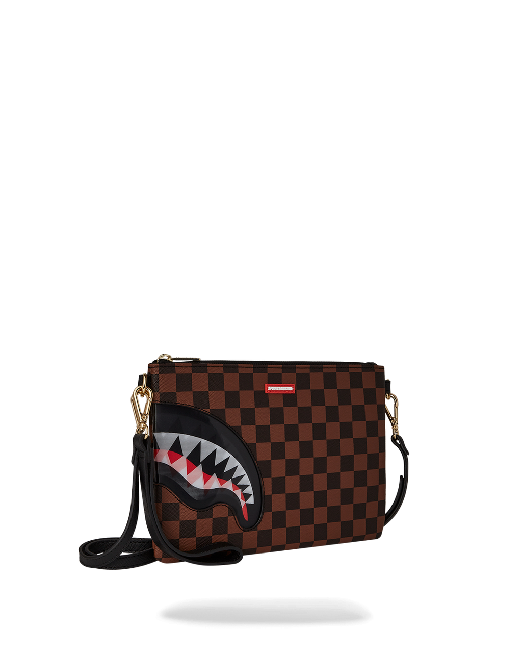 LENTICULAR EFFECTS CROSSOVER CLUTCH W/ SHOULDER STRAP
