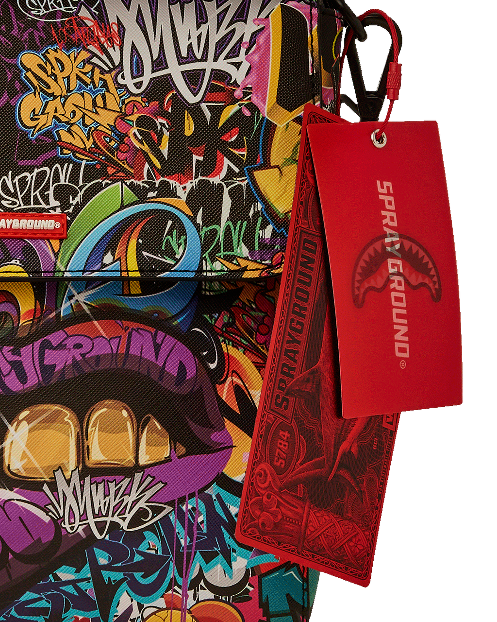 HALF GRAF LIPS MESSENGER BAG