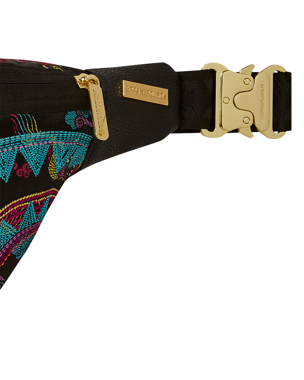 EMBROIDERED DRAGONS SAVVY CROSSBODY