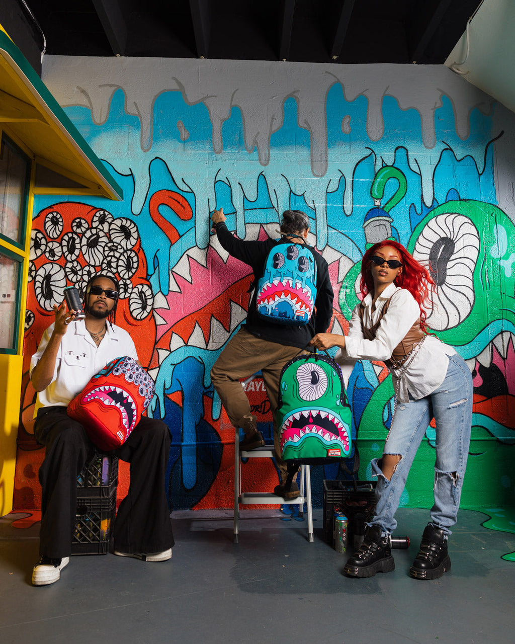 JORGE RODRIGUEZ THE ARTIST COLLAB BOB SHARK BACKPACK