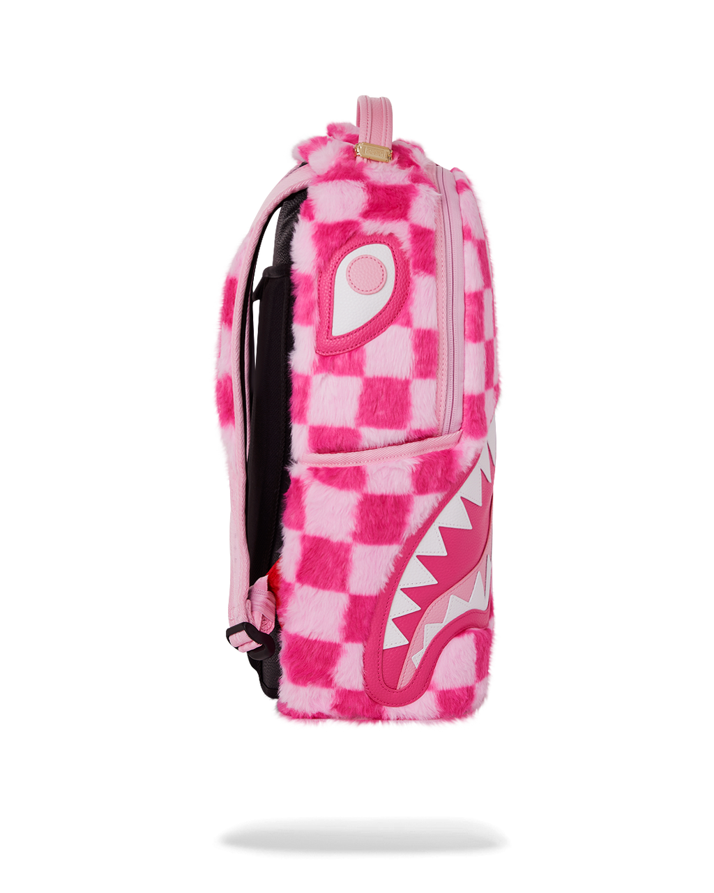 FURZILLA SHARK (PINK CHECK) BACKPACK