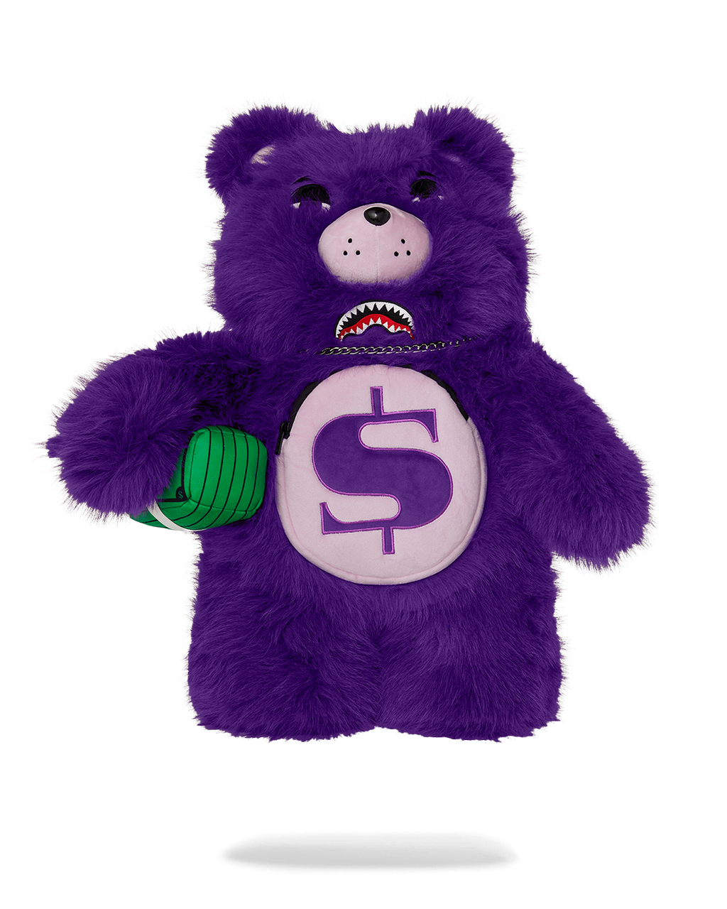 FURZILLA SHARK (PURP) MONEYBEAR BACKPACK