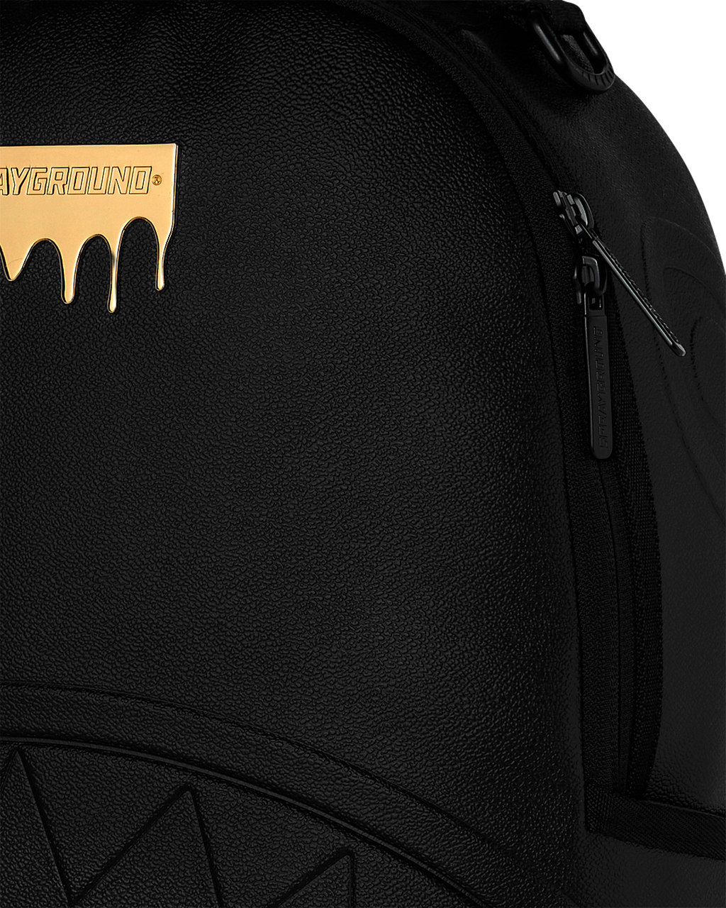 GOLD BRICK DRIP BLACK BACKPACK