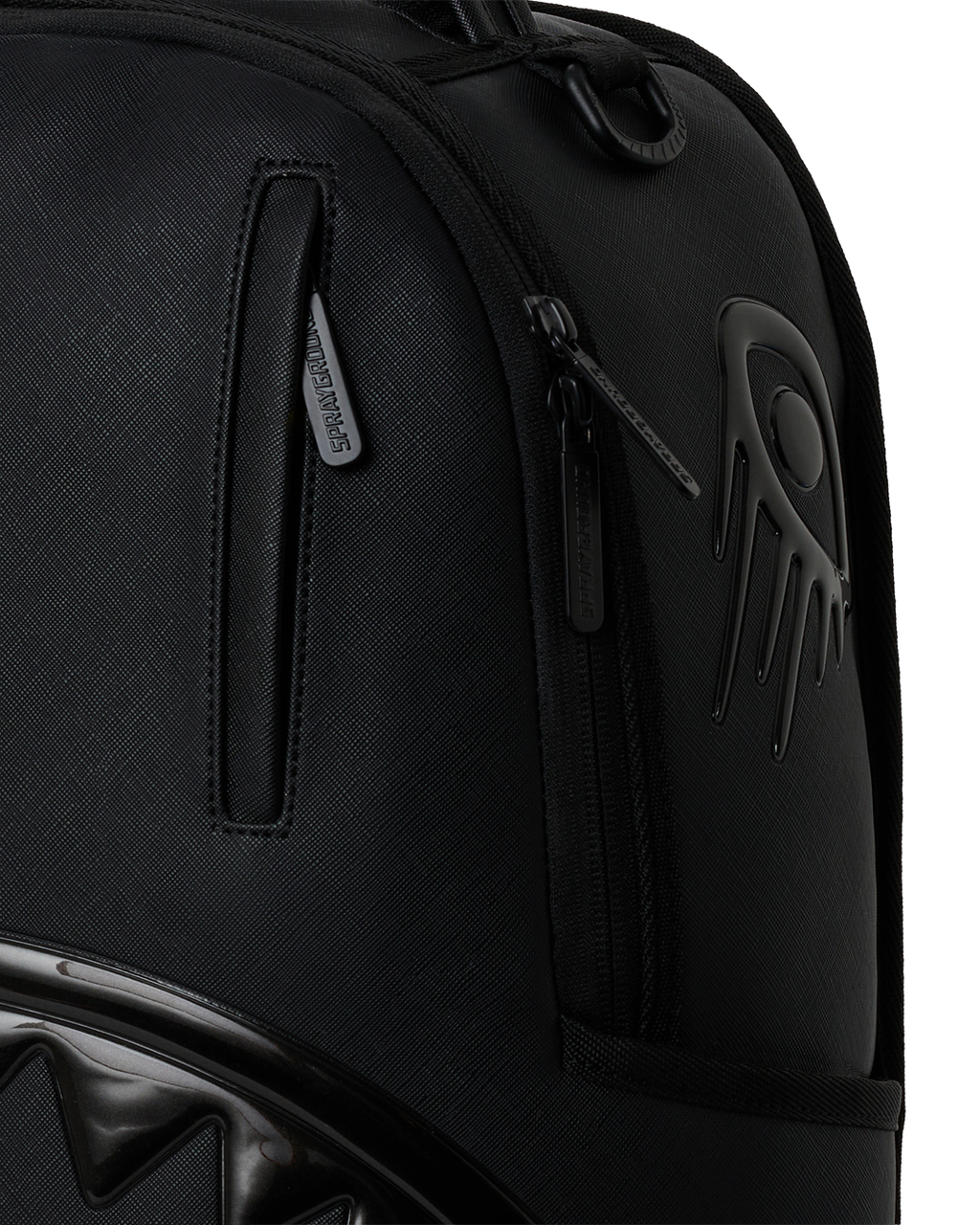 GLOSSY BOSSY - BLK METALLIC BACKPACK