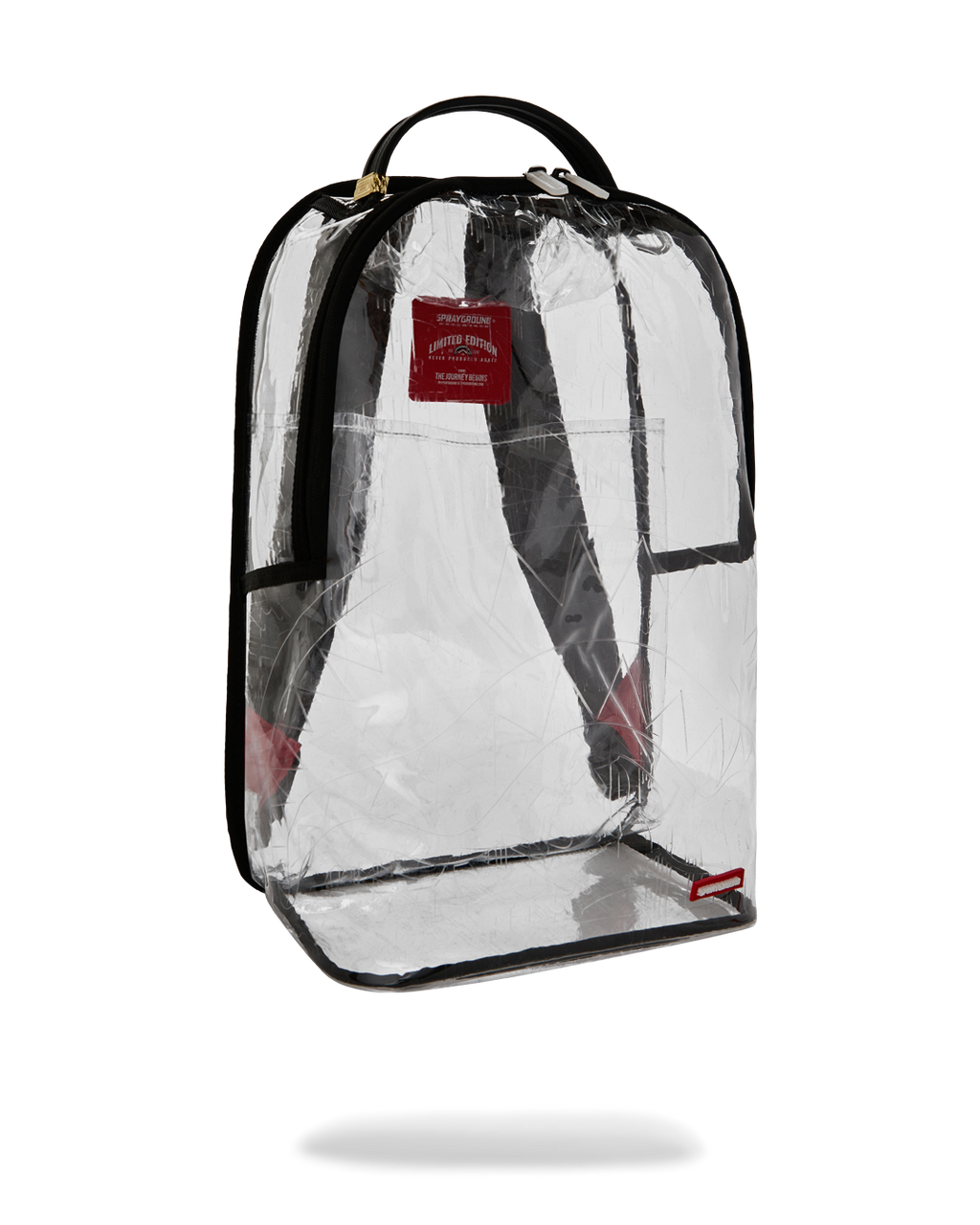 FULLY CLEAR EMBOSSED BOSS BACKPACK
