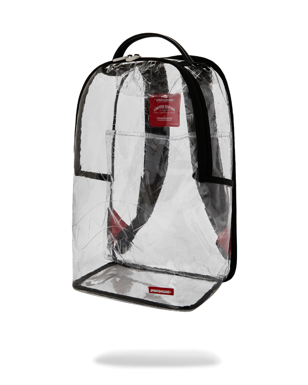 FULLY CLEAR EMBOSSED BOSS BACKPACK