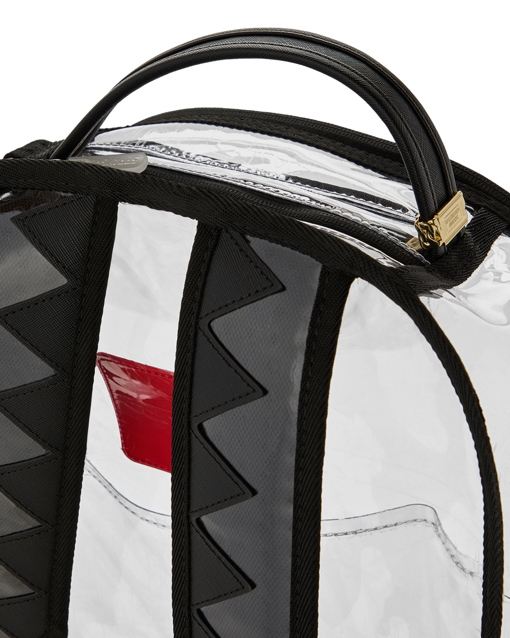FULLY CLEAR EMBOSSED BOSS BACKPACK