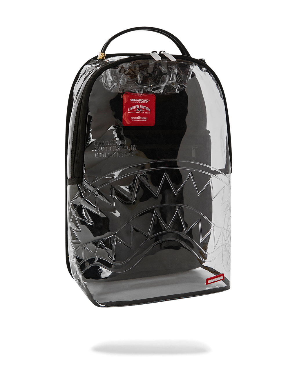 SHARK CENTRAL - CLEAR BACKPACK