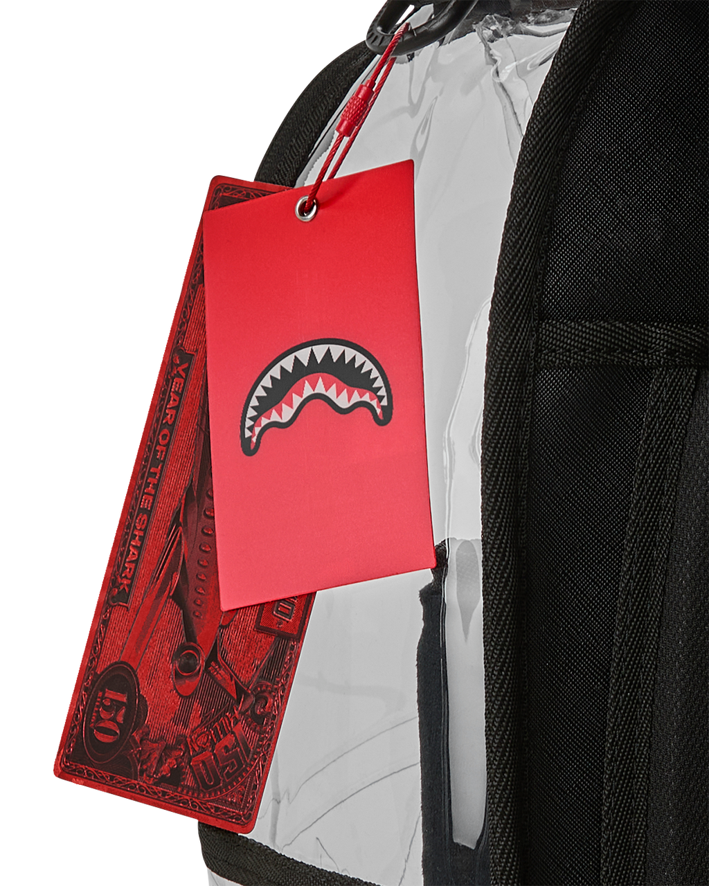 SHARK CENTRAL - CLEAR BACKPACK