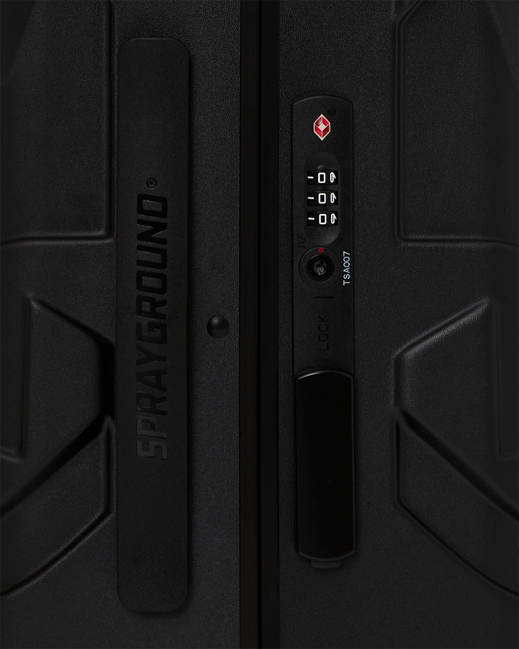 REALITY CHECK SHARKITECTURE CARRY-ON JETBLACK LUGGAGE (GUNMETAL HARDWARE)