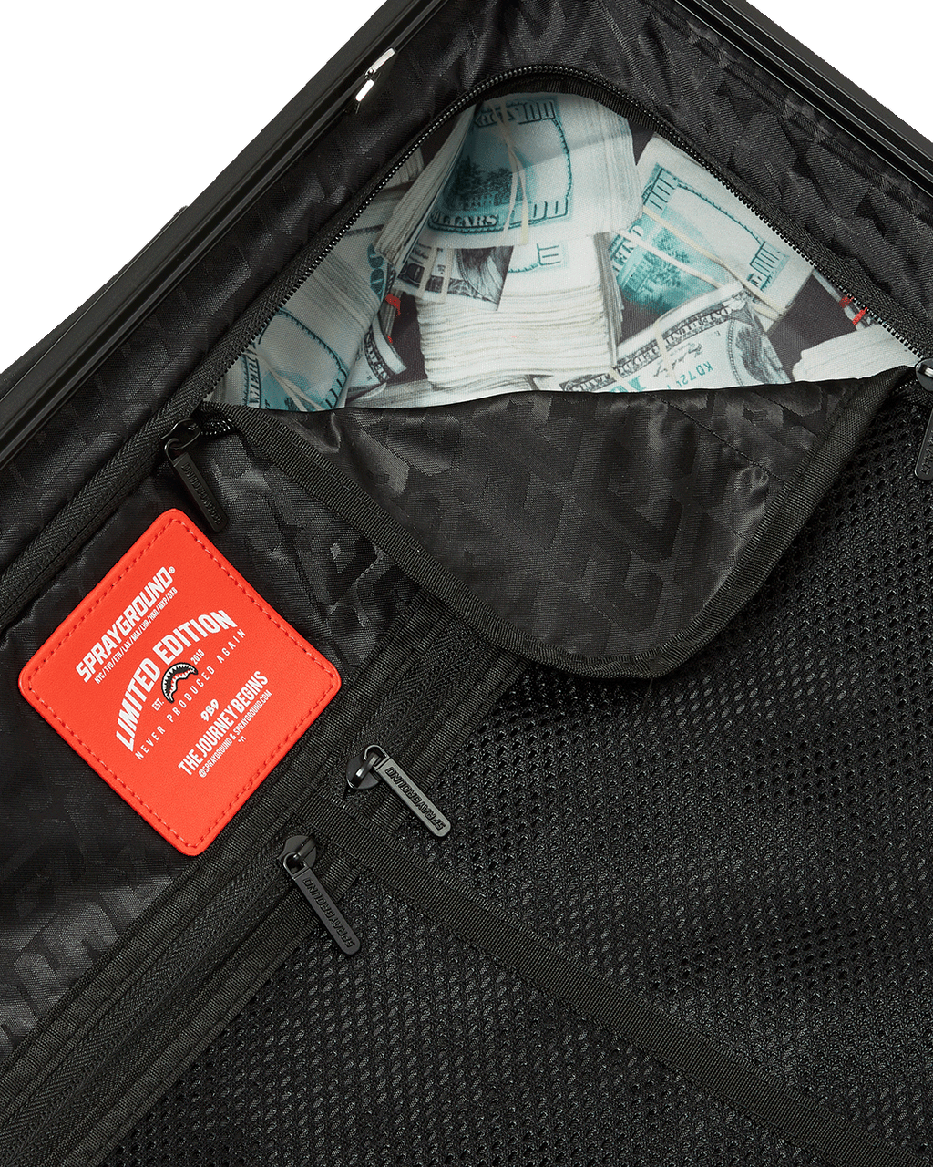 SHARK MILES PER HOUR SHARKITECTURE CARRY-ON LUGGAGE