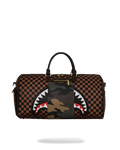 EXTERIOR GOLD ZIP POCKET SHARKS IN PARIS DUFFLE