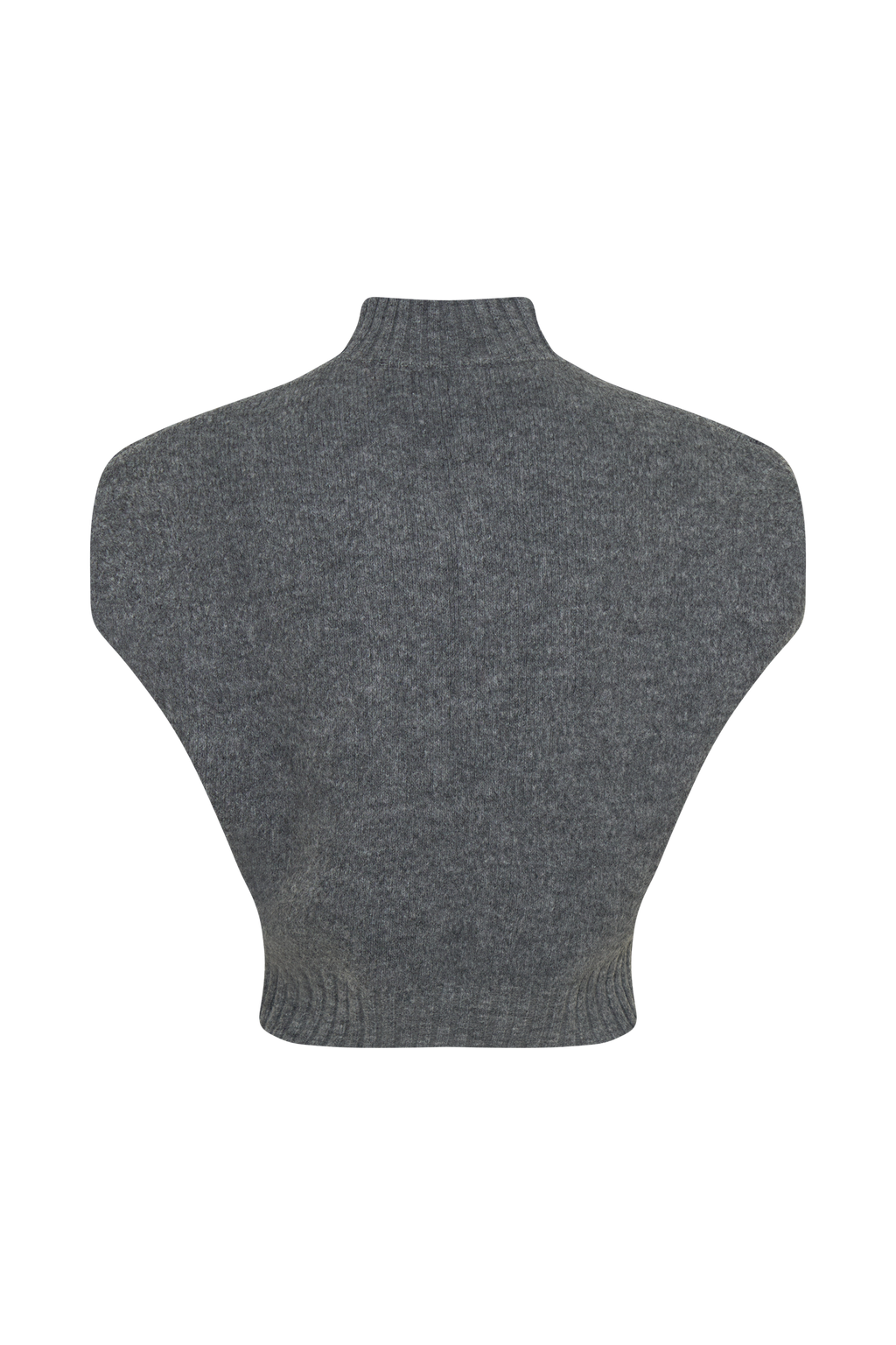 Niko Knit Oversized Top - Charcoal